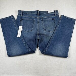 Joe's Jeans The Bobby Mid Rise Tapered Boyfriend Palouse Blue Jeans‎ Size 34 NEW